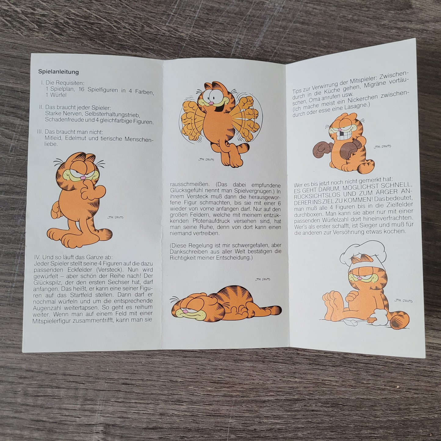 Garfield - "Garfield´s Lieblingsspiel" - Gesellschaftsspiel - 1978 - Ravify - Dein Shop für Retro- und Vintageartikel