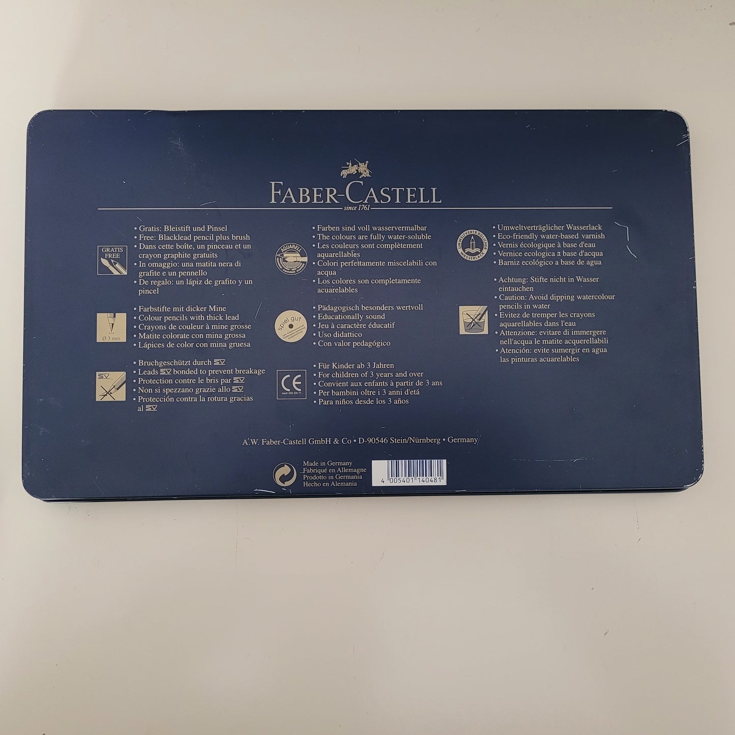 Faber - Castell 52 teile Metallbox Wasservermalbare Buntstifte - Ravify - Dein Shop für Retro- und Vintageartikel