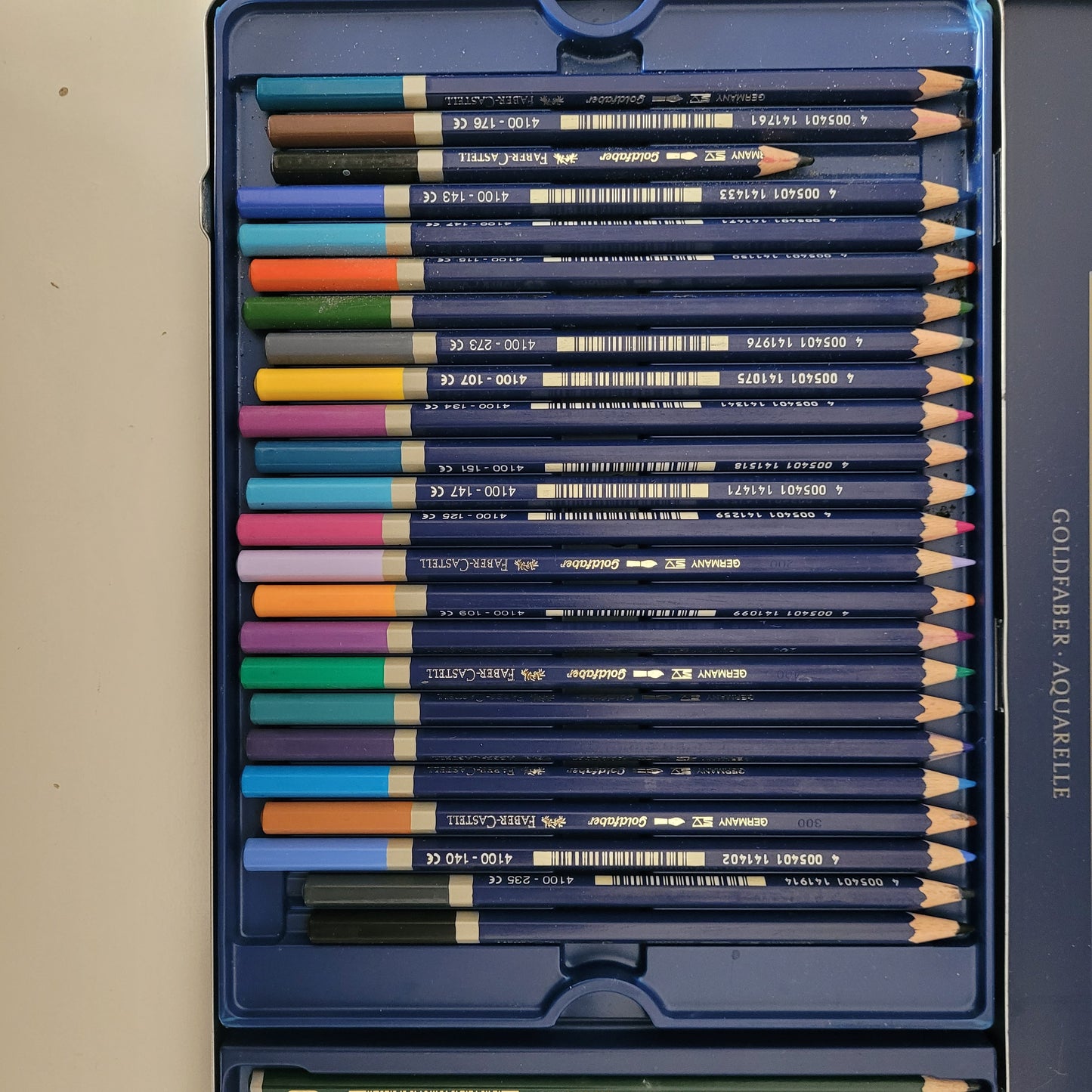 Faber - Castell 52 teile Metallbox Wasservermalbare Buntstifte - Ravify - Dein Shop für Retro- und Vintageartikel