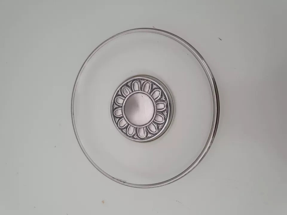Dekoration (Untertasse?) - mit 925er Silber (mit Stempel) Motiv in der Mitte - Ravify - Dein Shop für Retro- und Vintageartikel