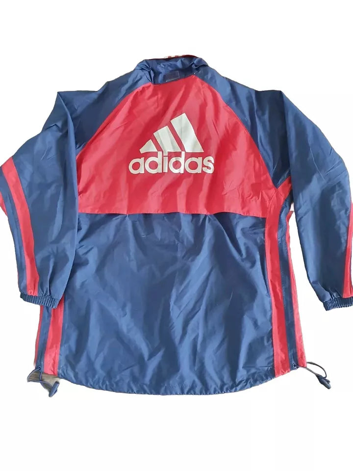 Vintage Trainingsjacke von Adidas mit Kapuze - Größe 9 (XL)
