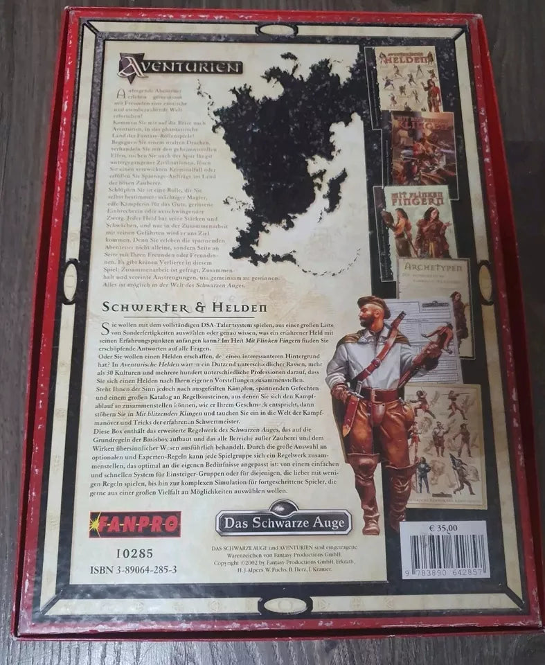Rollenspiel Erweiterung Schwerter & Helden - Das Schwarze Auge - Artikel 10285 - Ravify - Dein Shop für Retro- und Vintageartikel