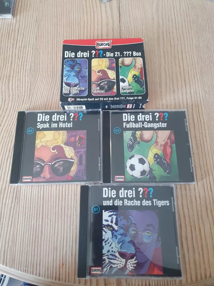Die drei ??? - Exklusive Sammlung mit 3 Boxen & 4 CDs - Ravify - Dein Shop für Retro- und Vintageartikel