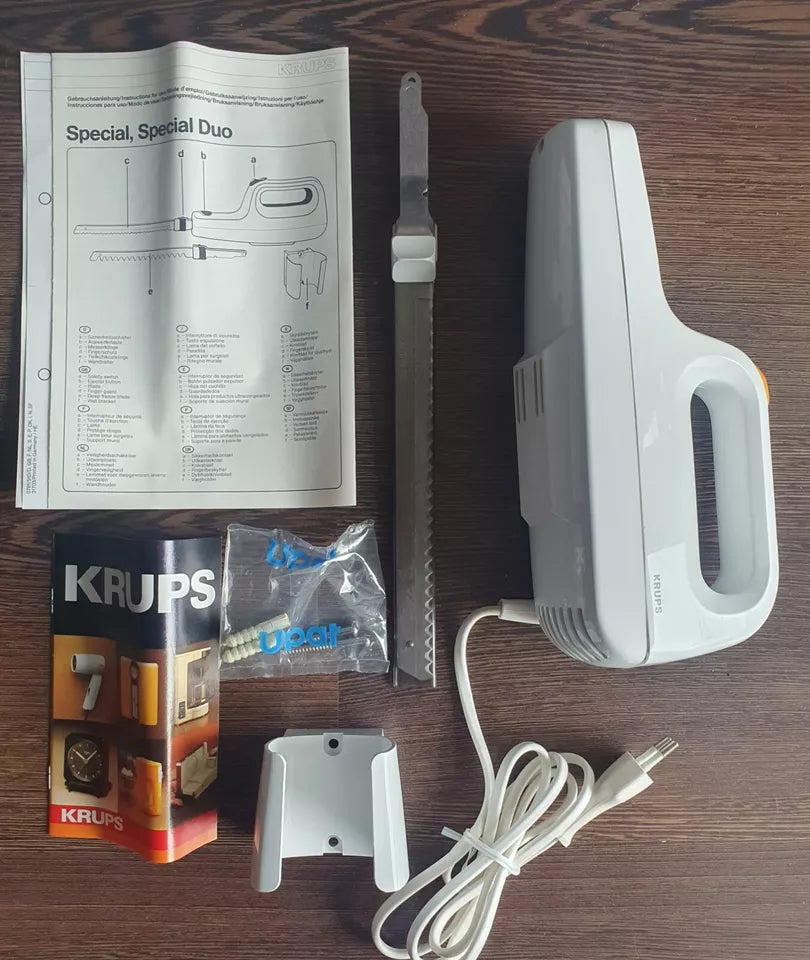 Krups Artikel Nr. 378 Elektromesser - vollständig & inkl. Zubehör und OVP - Ravify - Dein Shop für Retro- und Vintageartikel
