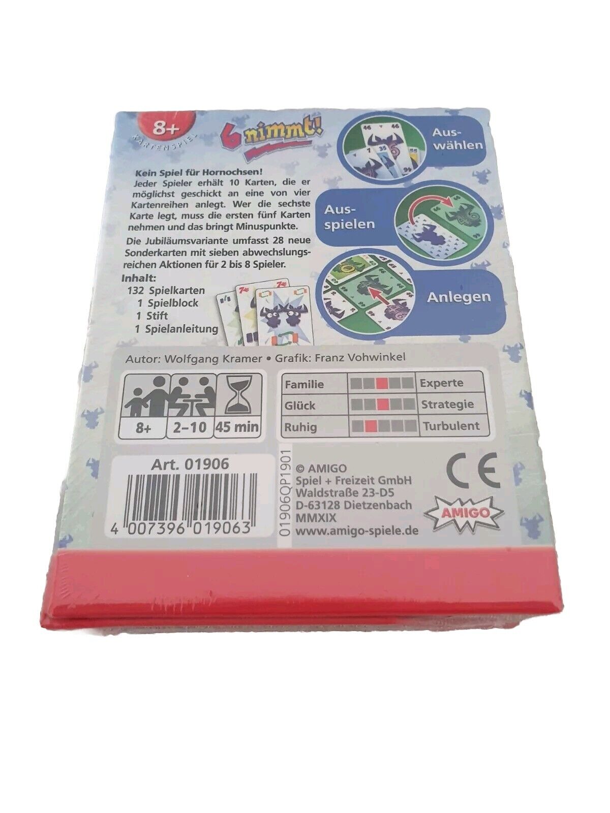 6 nimmt! |originalverpackt | limitierte 25 Jahre Jubiläumsedition | Amigo | Kartenspiel - Ravify - Dein Shop für Retro- und Vintageartikel