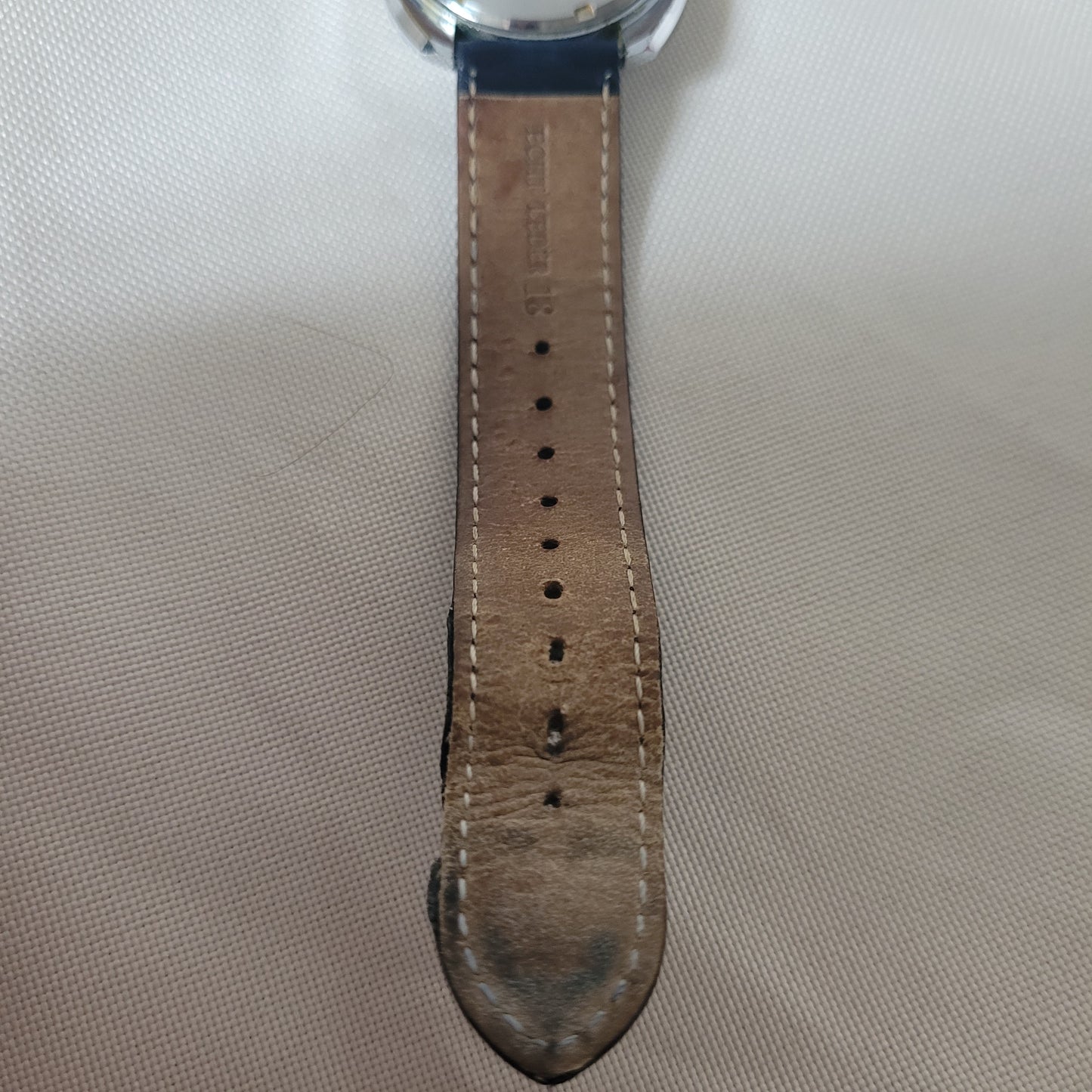 Alpina Vintage Armbanduhr mit Lederarmband – Schweizer Klassiker für Sammler