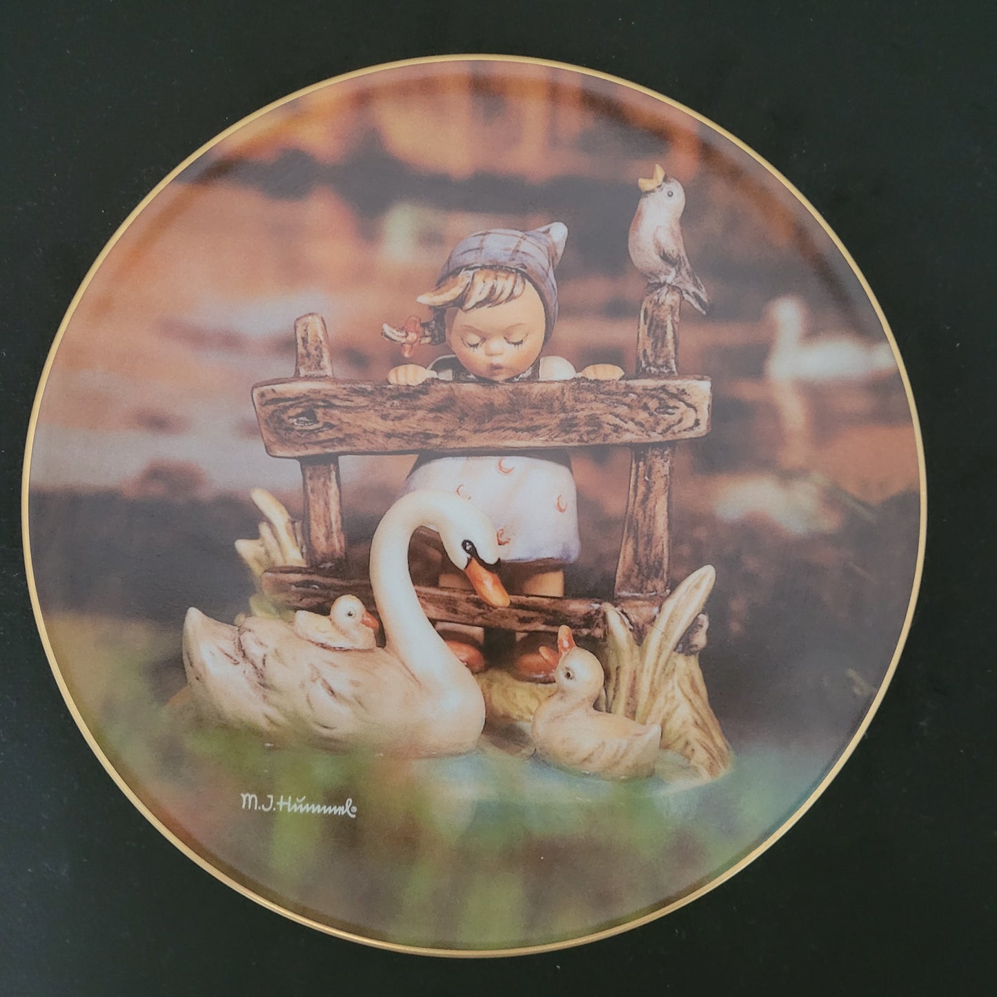 M.J. Hummel Vintage Sammelteller Porzellan 19cm Ø - Versch. Motive zur Auswahl