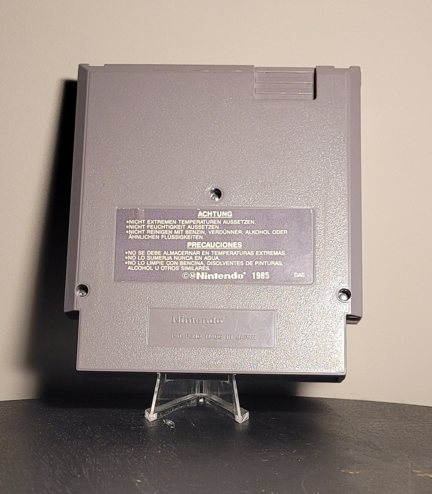 NES Spiel 3in1 Rückseite