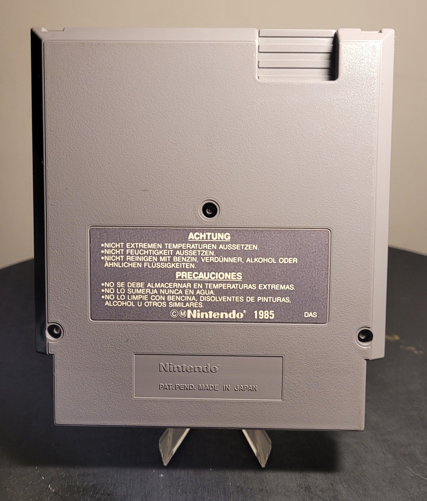 NES Spiel The Battle of Olympus - Rückseite