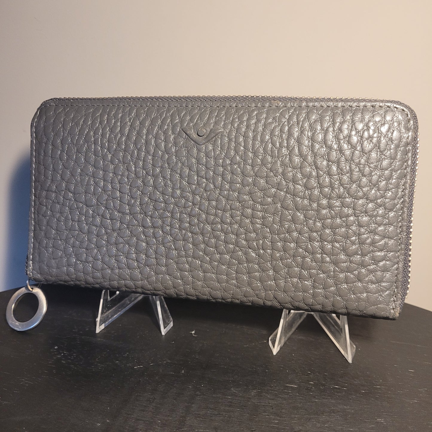 VOI Geldbörse Portemonnaie Damen - Leder, grau - Ravify - Dein Shop für Retro- und Vintageartikel