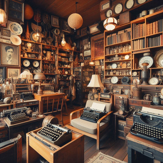 Vintage-Artikel auf einem Flohmarkt – Schätze für das Reselling finden