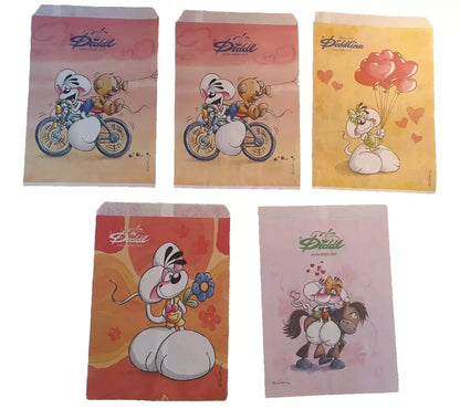 Große Diddl-Sammlung – Postkarten, Tüten und Umschläge - Ravify - Dein Shop für Retro- und Vintageartikel