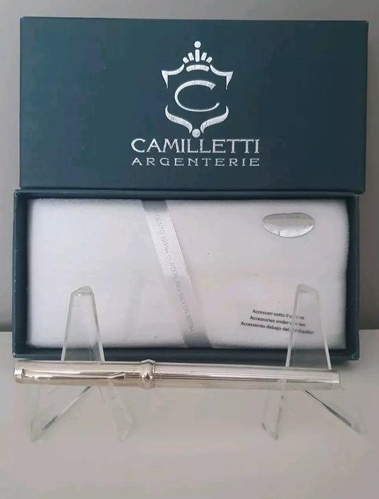 Exklusiver Camilletti Argenterie Kugelschreiber aus 92,5% reinem Silber - Ravify - Dein Shop für Retro- und Vintageartikel