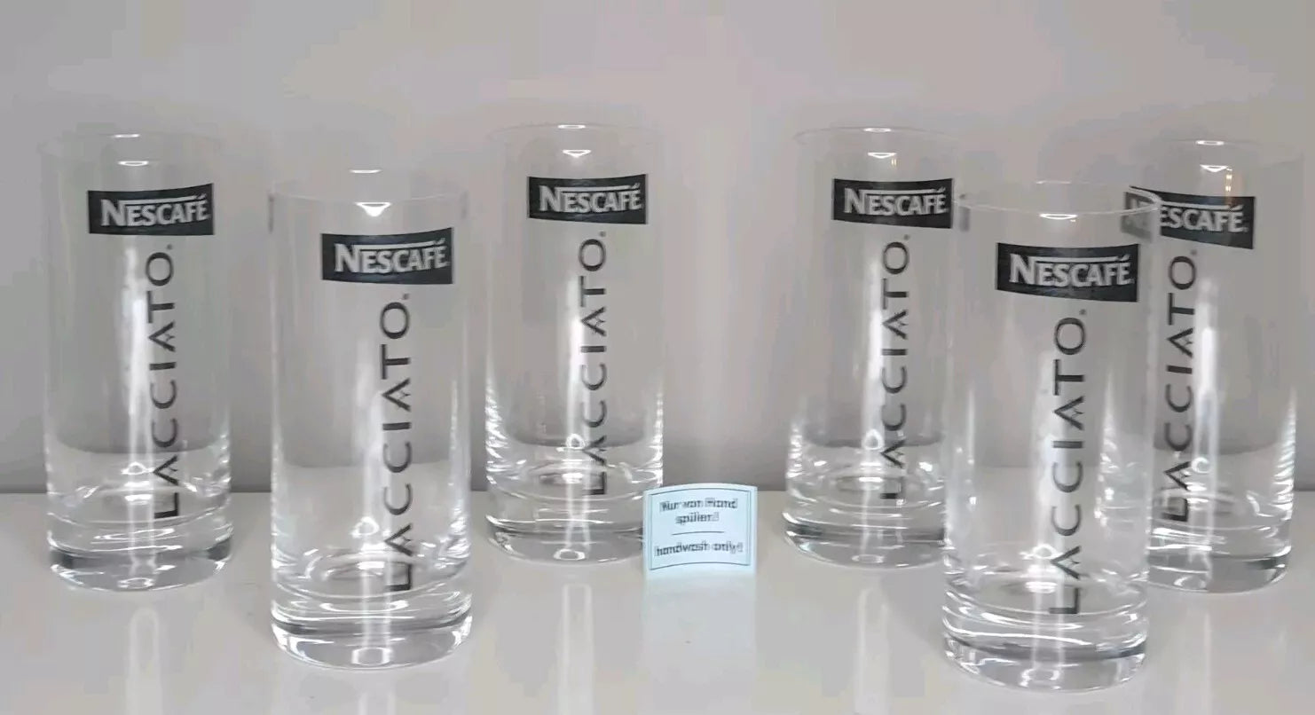 Nescafe Gläser - 1 Set = 6 Stück - Ravify - Dein Shop für Retro- und Vintageartikel