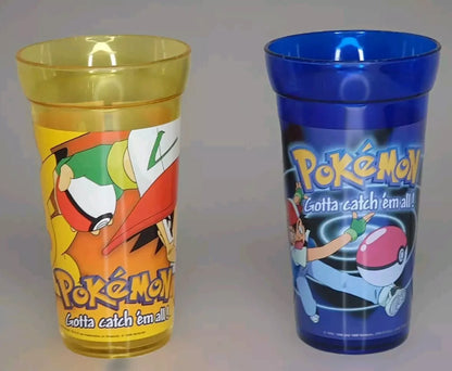 Pokémon Vintage Becher - Jahr 1999 - Pikachu oder Schiggy - Ravify - Dein Shop für Retro- und Vintageartikel