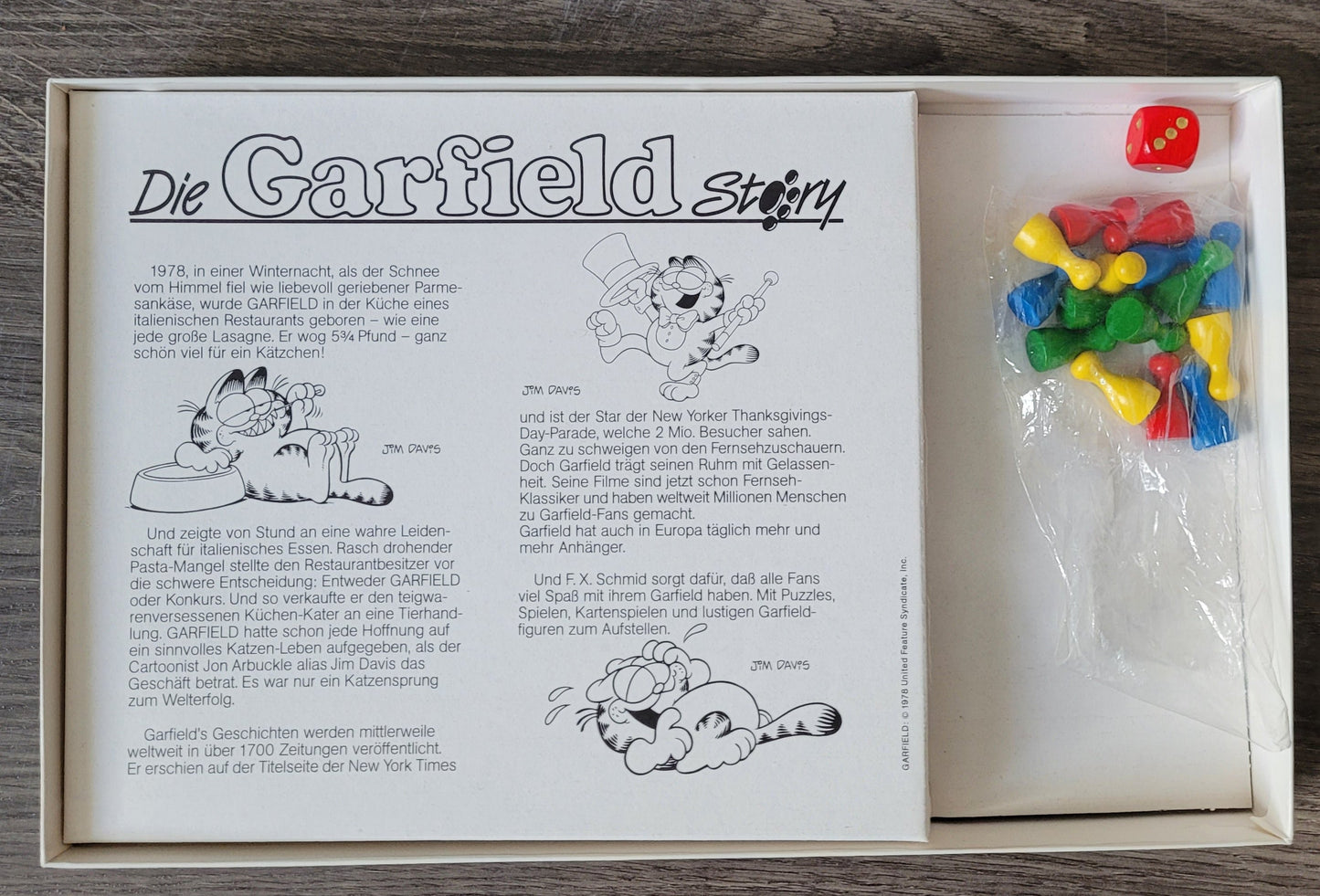 Garfield - "Garfield´s Lieblingsspiel" - Gesellschaftsspiel - 1978 - Ravify - Dein Shop für Retro- und Vintageartikel