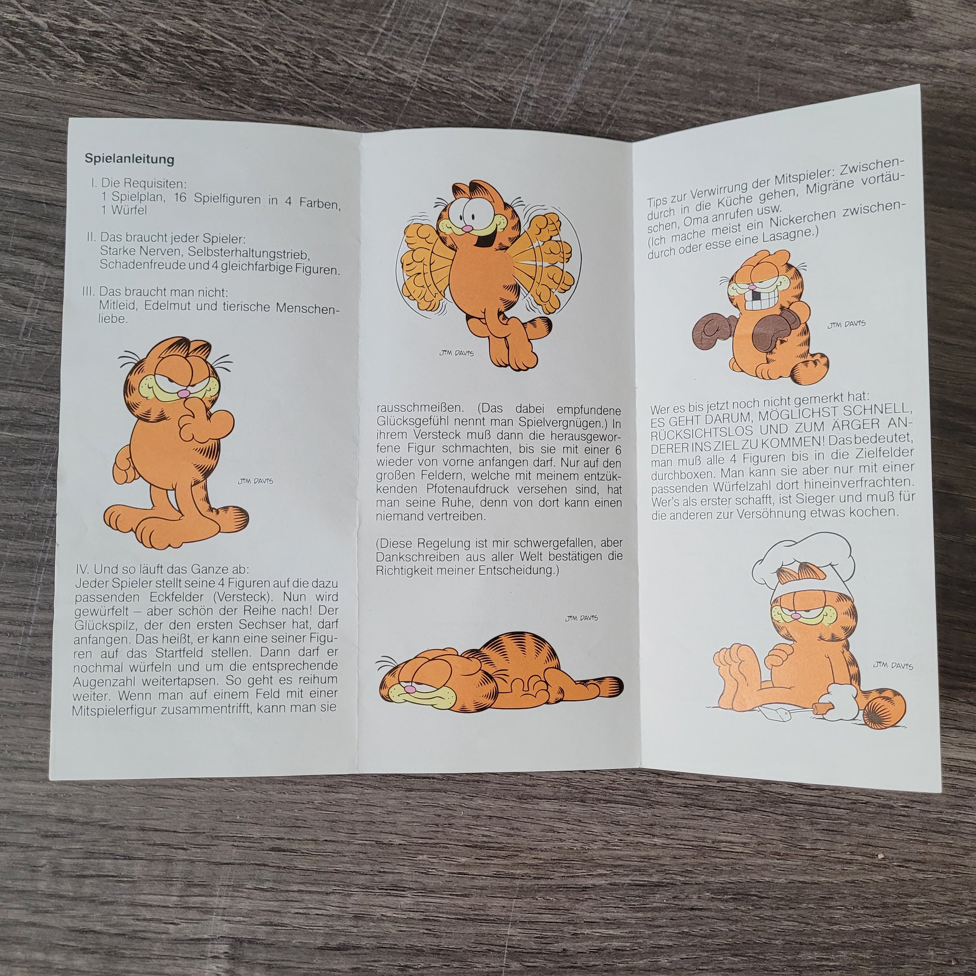 Garfield - "Garfield´s Lieblingsspiel" - Gesellschaftsspiel - 1978 - Ravify - Dein Shop für Retro- und Vintageartikel
