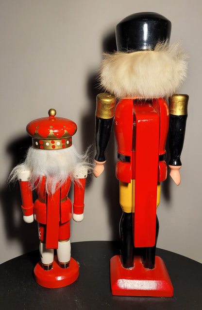 Nussknacker König (34cm) und Soldat (24cm) - Erzgebirge ? - Deko, Herbst,Winter