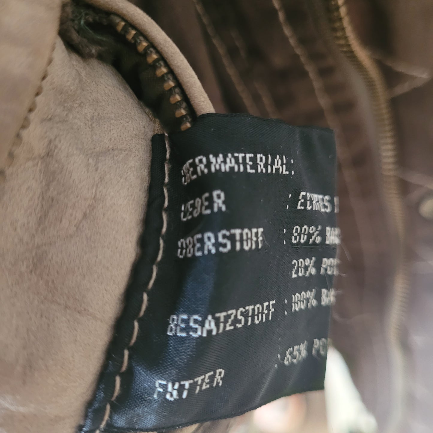 Camel Collection Vintage Lederjacke Größe 48 – Hochwertiges Echtleder und Zeitloser Stil