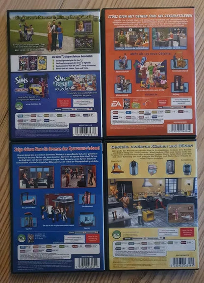 Die Sims 2 - Sammlung Bundle – PC: Super Deluxe, Apartment-Leben, Accessoires und Open for Business - Ravify - Dein Shop für Retro- und Vintageartikel