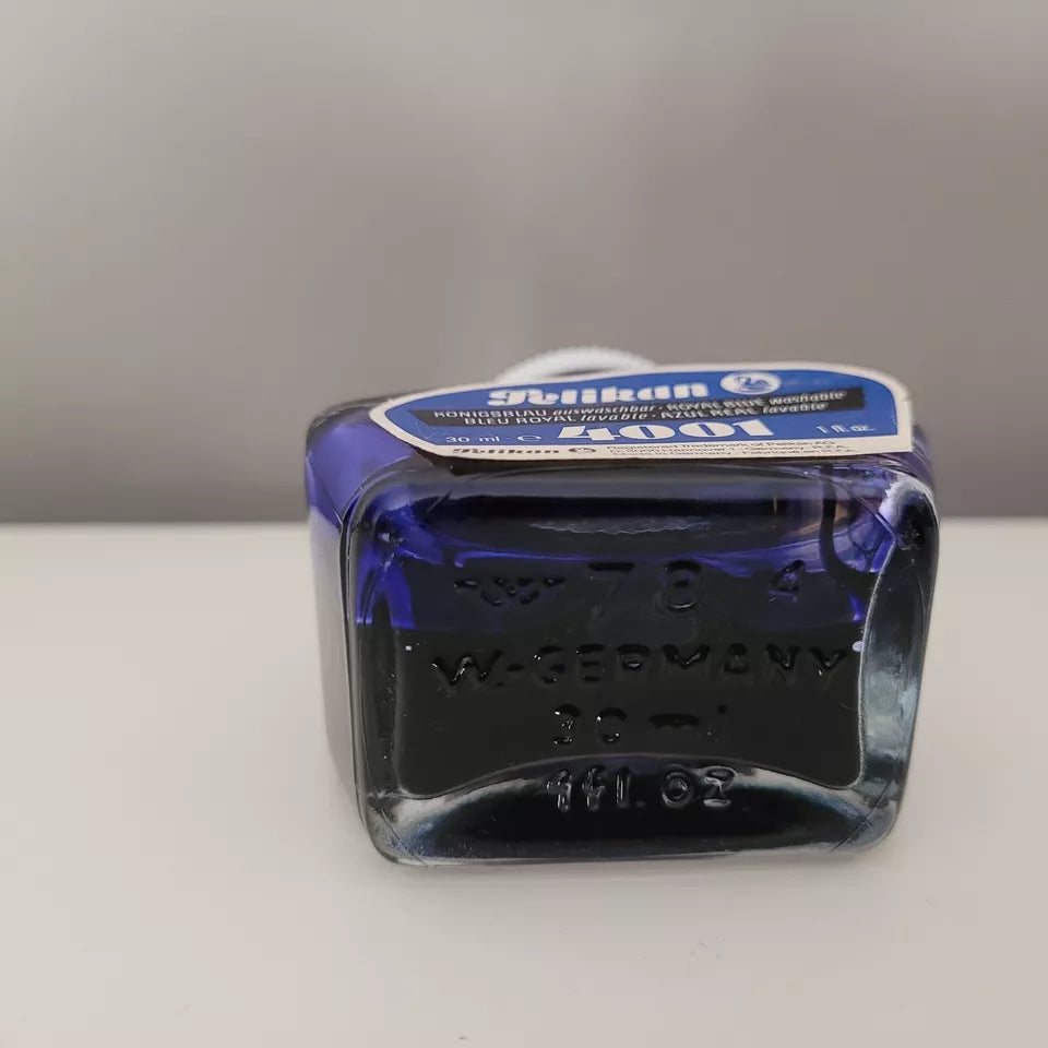 Pelikan Tinte Königsblau auswaschbar 30ml 4001 West Germany - Ravify - Dein Shop für Retro- und Vintageartikel