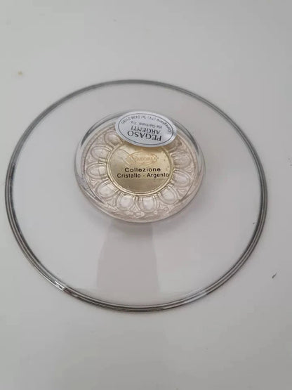Dekoration (Untertasse?) - mit 925er Silber (mit Stempel) Motiv in der Mitte - Ravify - Dein Shop für Retro- und Vintageartikel