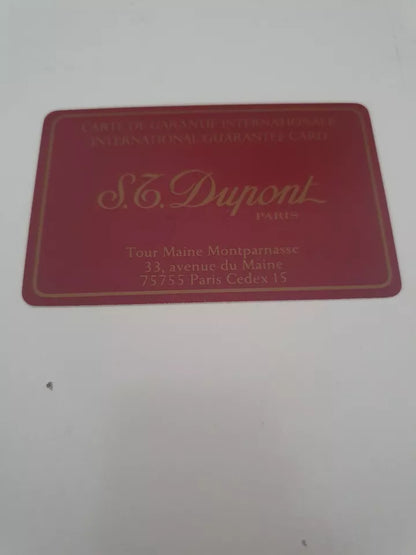S.T. Dupont - Notizblock inkl. Ledertasche - Ravify - Dein Shop für Retro- und Vintageartikel