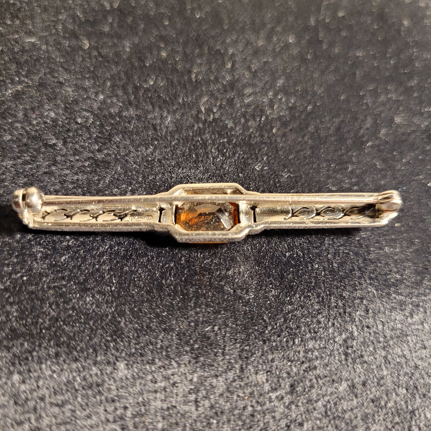 Brosche Vintage 935 Silber ca. 5,3 x 0,8 cm