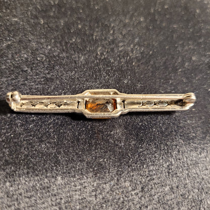 Brosche Vintage 935 Silber ca. 5,3 x 0,8 cm