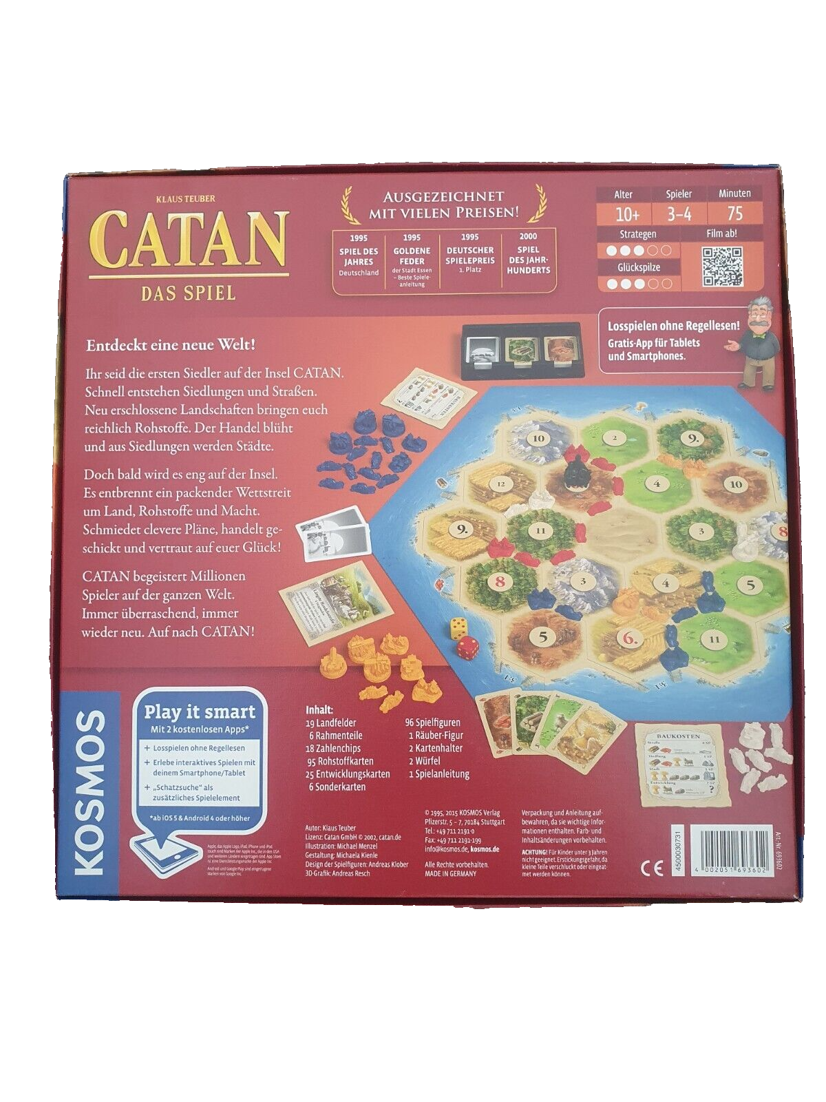 Catan - Das Spiel - Klassiker - Basic - Klaus Teuber - Ravify - Dein Shop für Retro- und Vintageartikel