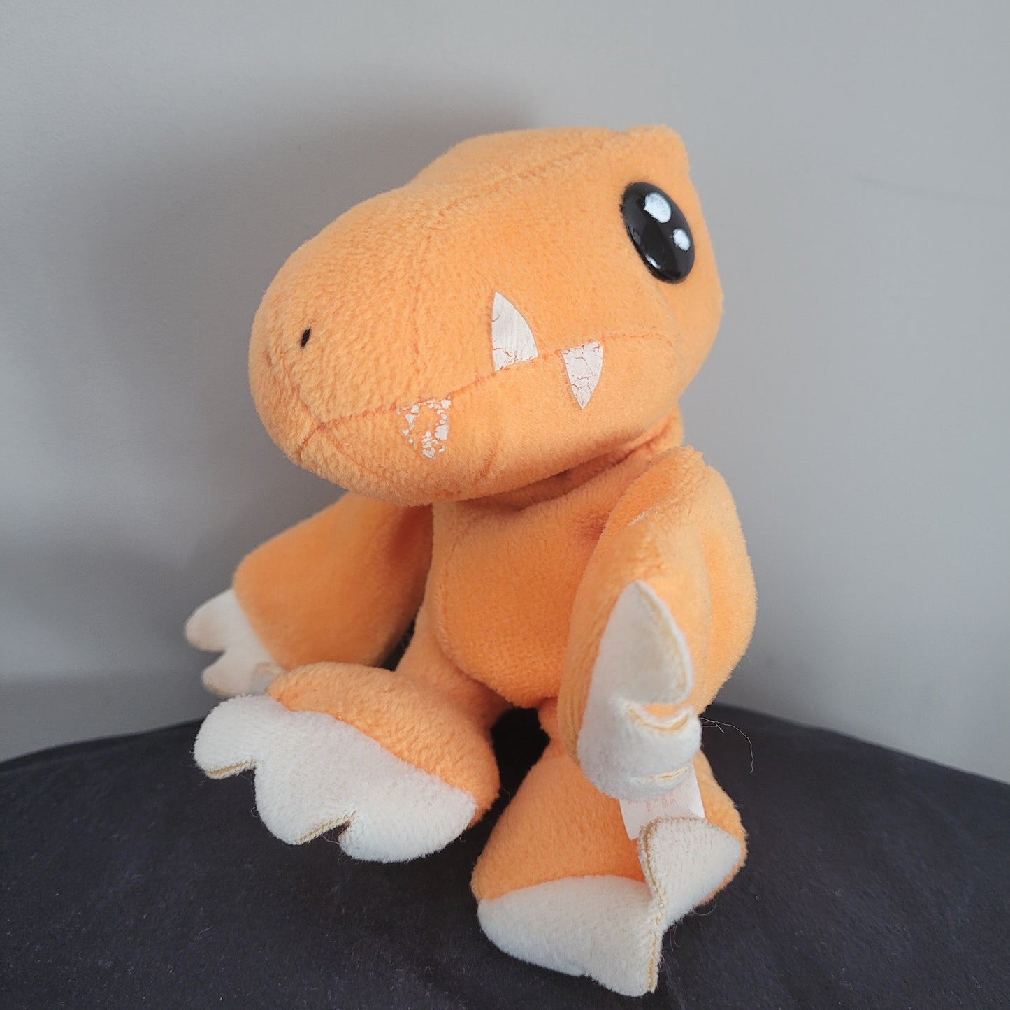 Digimon Agumon Plüsch Stofftier 1999 Bandai Vintage 12cm