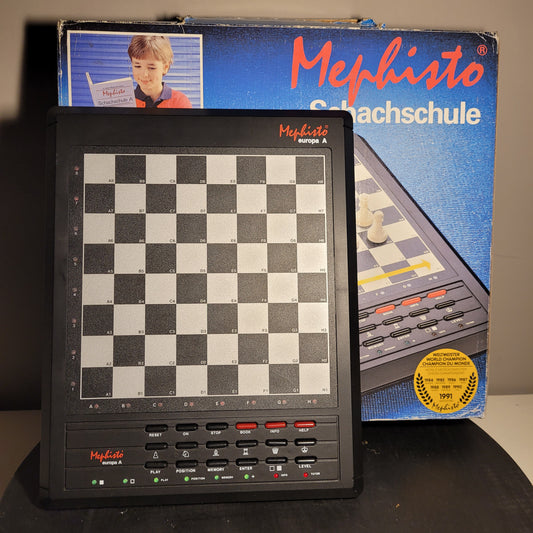 Mephisto Hagener + Glaser Schachschule OVP TOP Vintage 1991