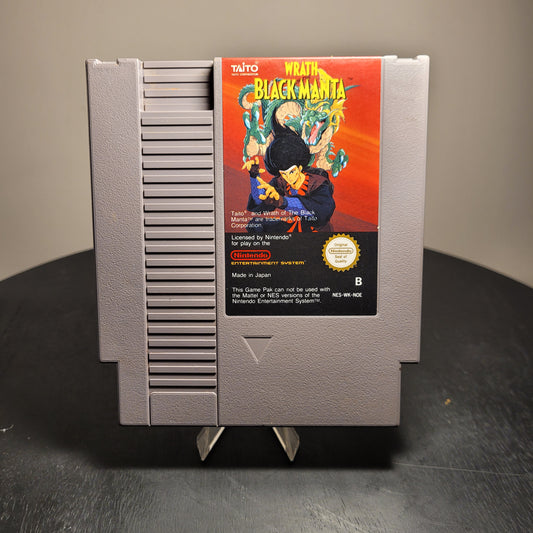NES Spiel Wrath Black Manta - Vorderseite
