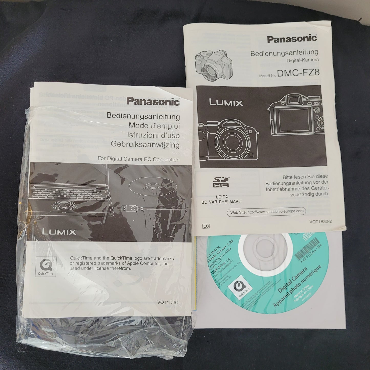 Panasonic Lumix Digitalkamera DMC- FZ8 - Leica Lens - schwarz - 7.2 MP