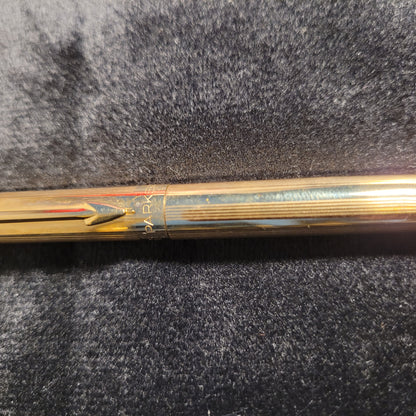 Parker (Druck -) Kugelschreiber Rolled Gold in Walzgolddesign
