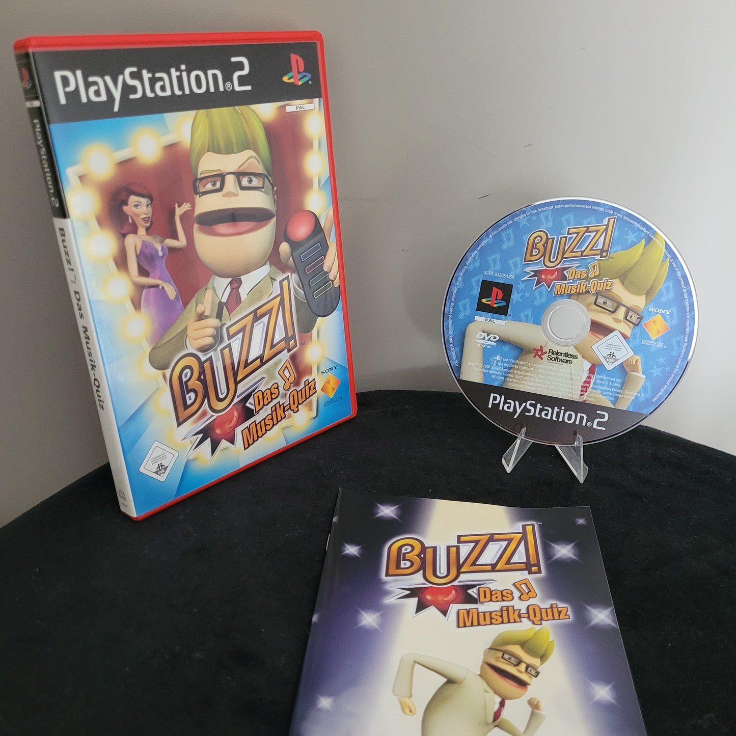 PlayStation 2 BUZZ-Set – Wähle dein Quizspiel & erlebe spannenden Retro-Spaß! Geprüft ✅