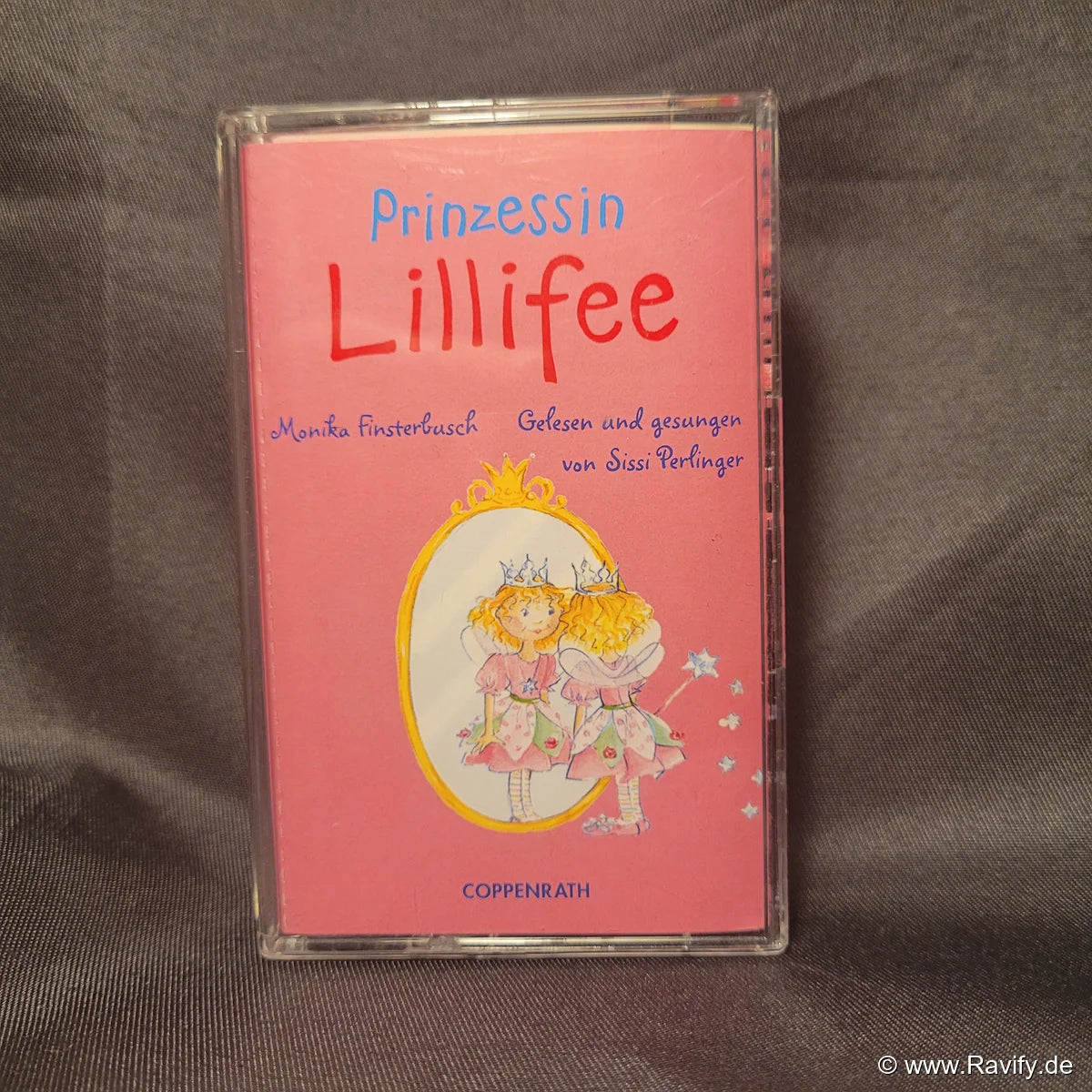 Prinzessin Lillifee Lieder Hörspielkassette gelesen und gesungen von Sissi Perlinger, Coppenrath Verlag.