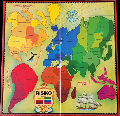 Risiko - Parker Das Strategiespiel in OVP - Gesellschaftsspiel, Vintage