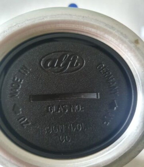 Alfi Isolierkannen "vergoldet" & "silber (Farbe) mit blauem Griff" , je 1l - Ravify - Dein Shop für Retro- und Vintageartikel