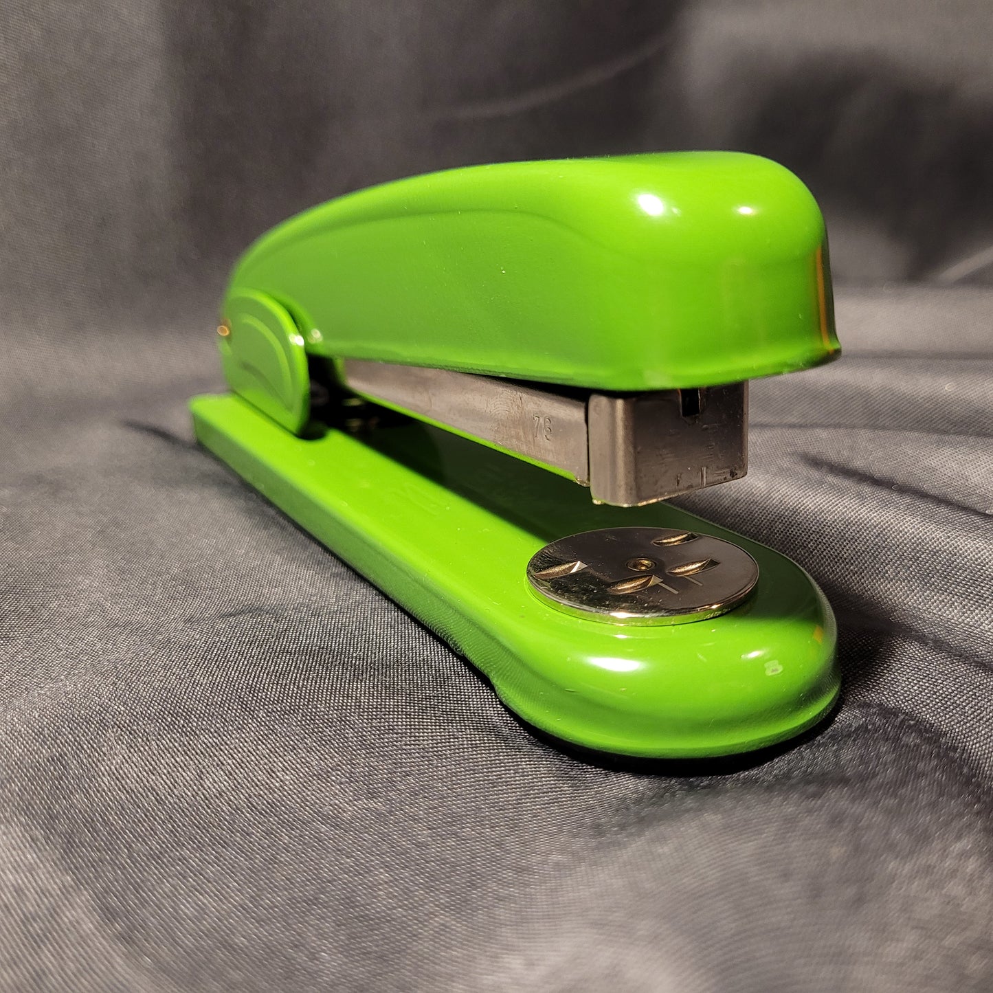 Novus 53 Tacker Grün | Inkl. OVP Orange | Vintage Büro-Design | Mid-Century