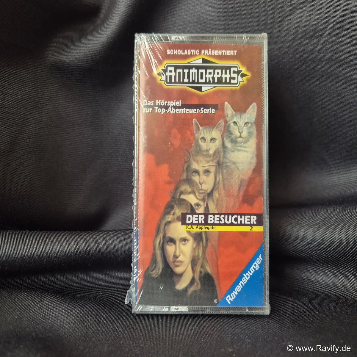 Animorphs Folge 2 Der Besucher Hörspiel-Kassette von Ravensburger originalverpackt in Folie.