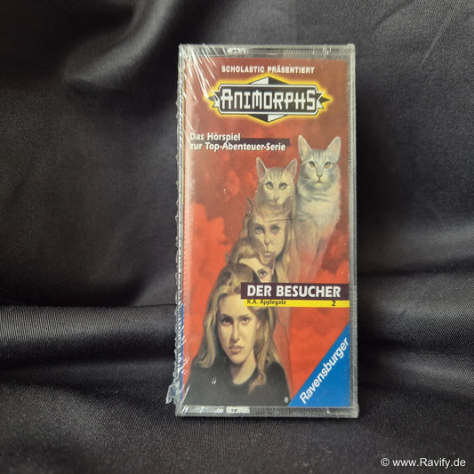 Animorphs Folge 2 Der Besucher Hörspiel-Kassette von Ravensburger originalverpackt in Folie.