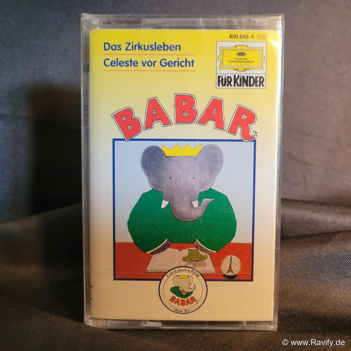 Babar Folge 1 Das Zirkusleben Celeste vor Gericht Hörspielkassette Deutsche Grammophon Für Kinder.