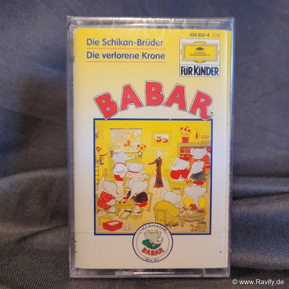 Babar Folge 3 Die Schikan-Brüder Die verlorene Krone Hörspielkassette Deutsche Grammophon Für Kinder.