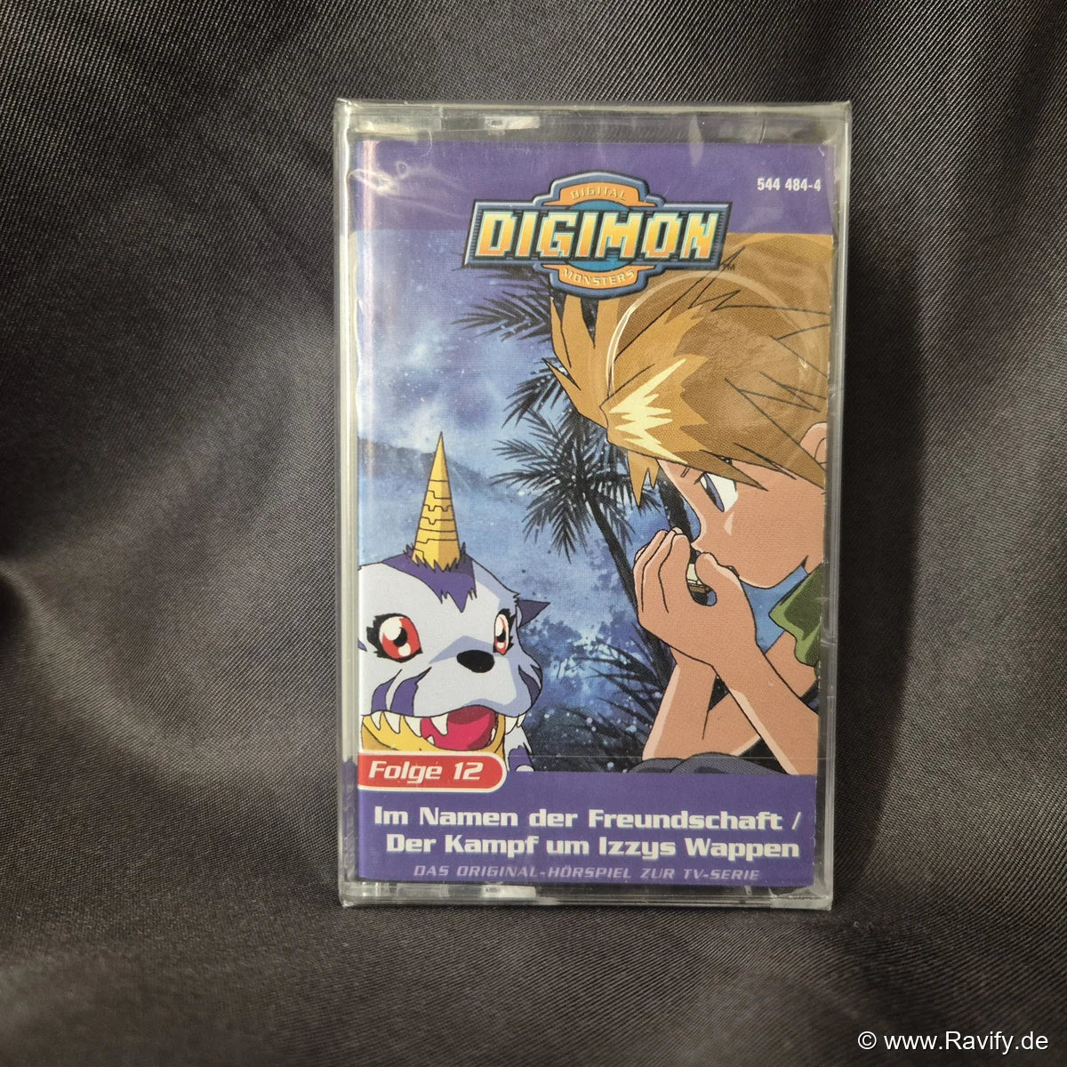 Digimon Digital Monsters Folge 12 Im Namen der Freundschaft Hörspiel Kassette originalverpackt in Folie.