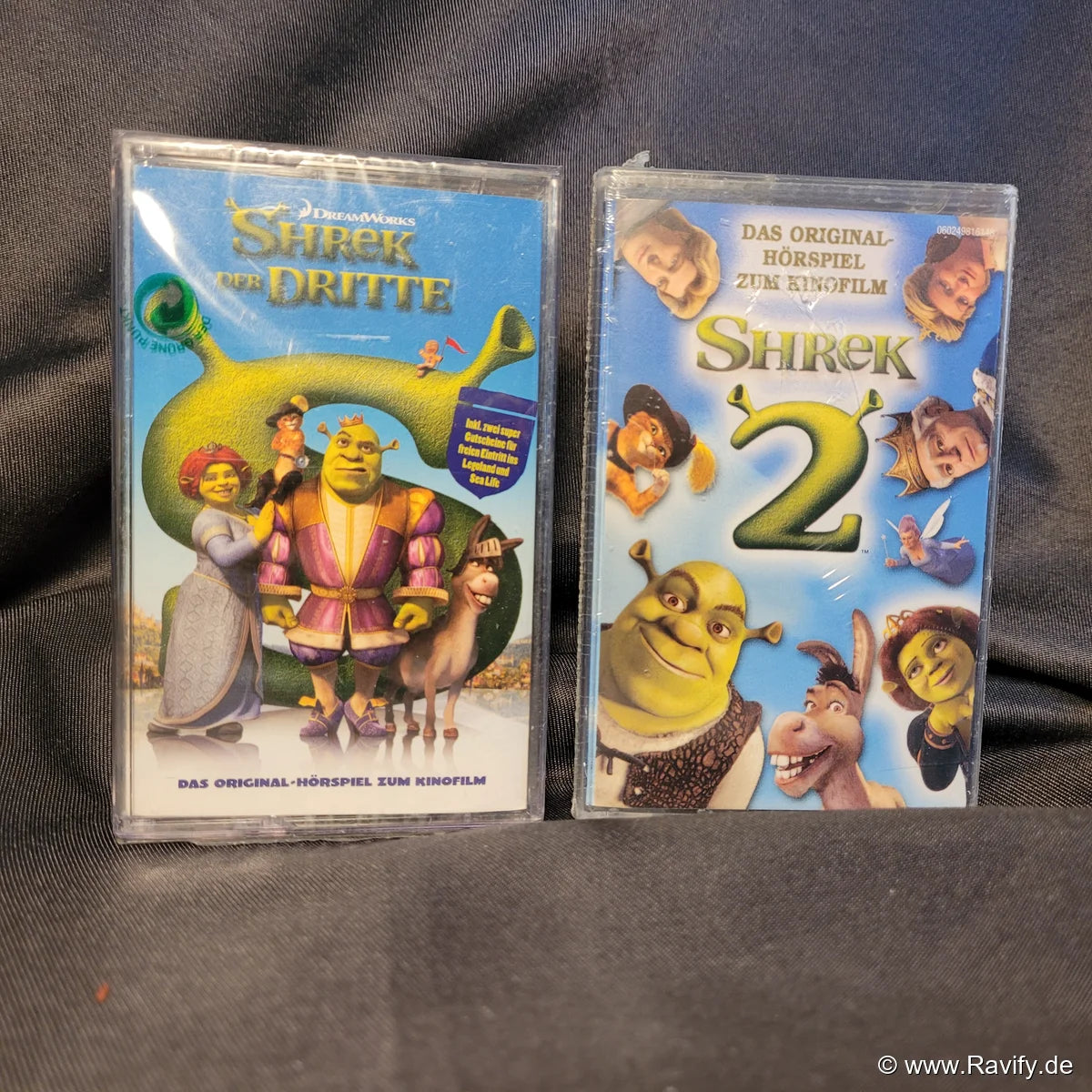 DreamWorks Shrek Original-Hörspiel zum Kinofilm Kassetten in Originalverpackung.