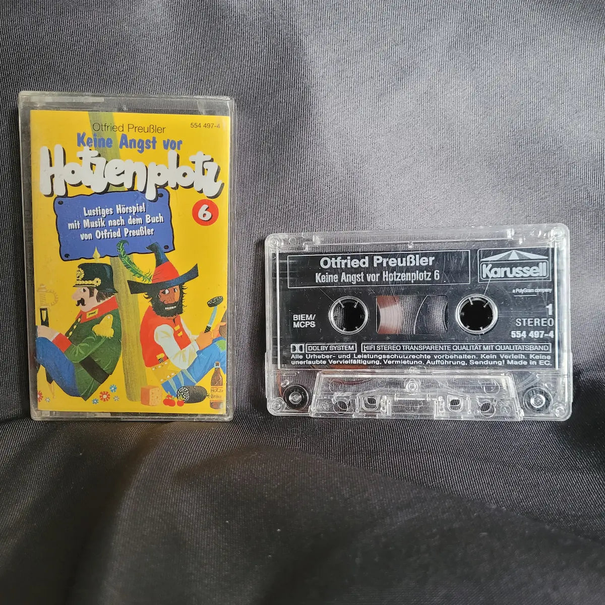 Originale Hörspielkassette von Otfried Preußlers Keine Angst vor dem Hotzenplotz Folge 6.