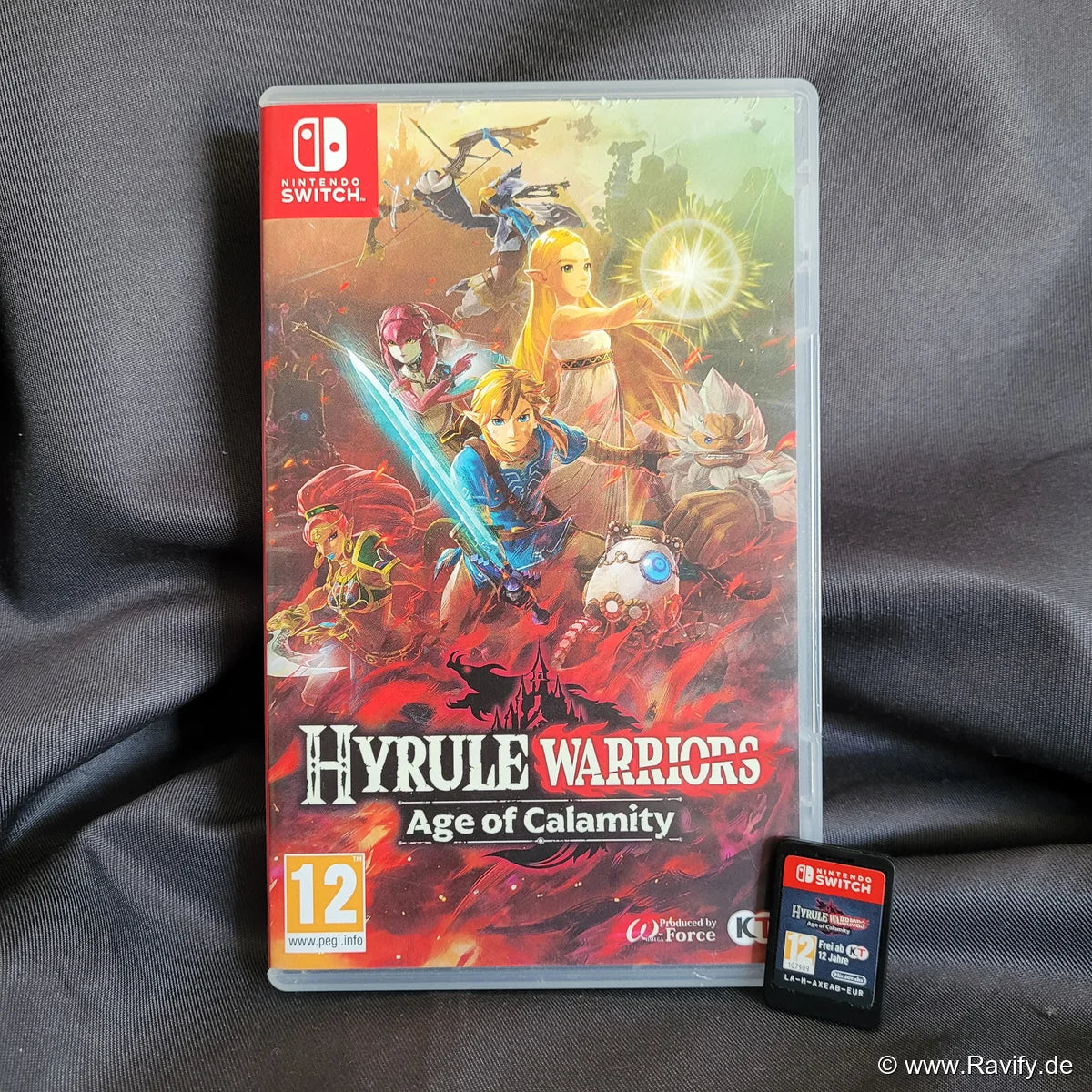 Nintendo Switch Hyrule Warriors Zeit der Verheerung Spiel und  Spielhülle.
