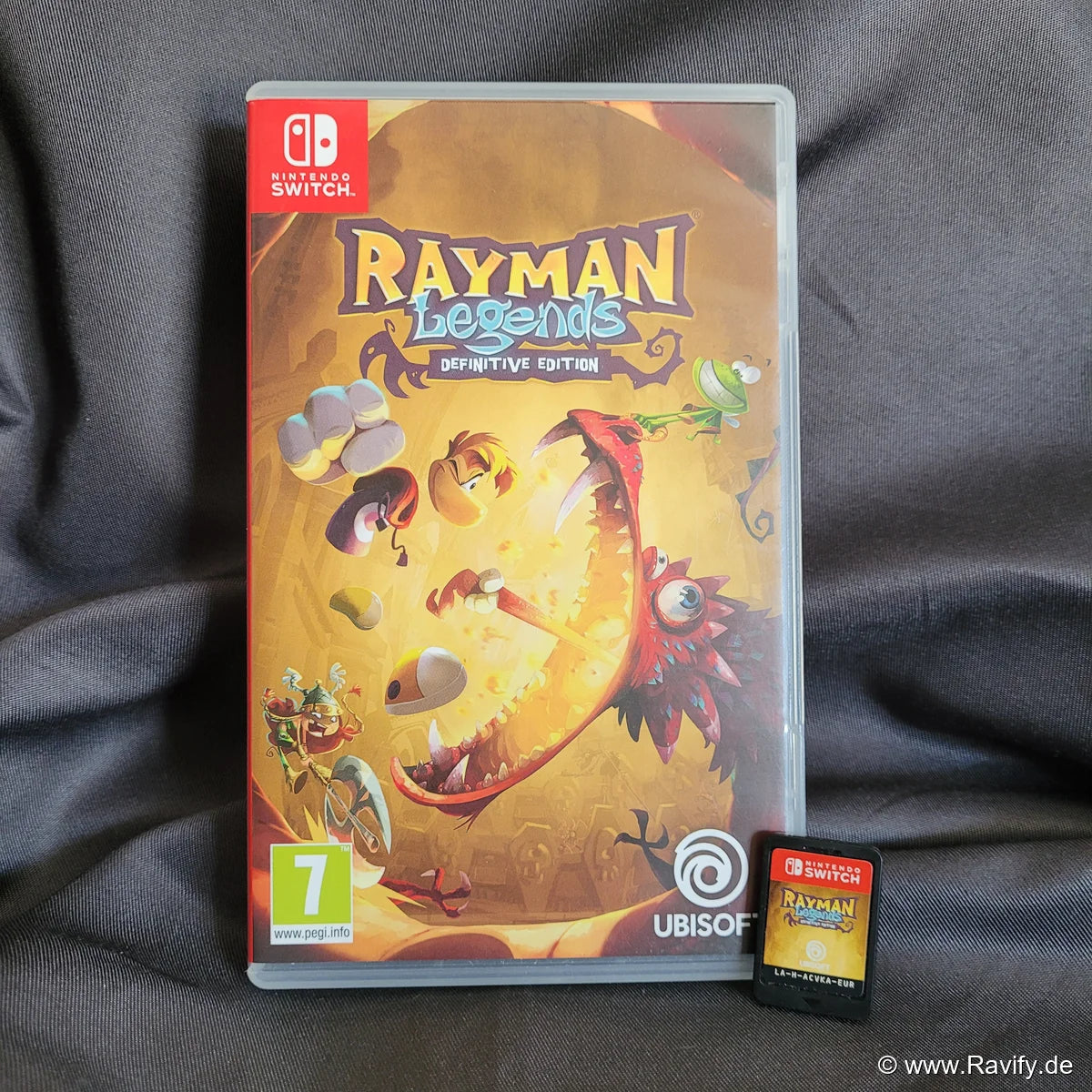 Nintendo Switch Ubisoft Rayman Legends Definitive Edition Spielhülle und Spiel.