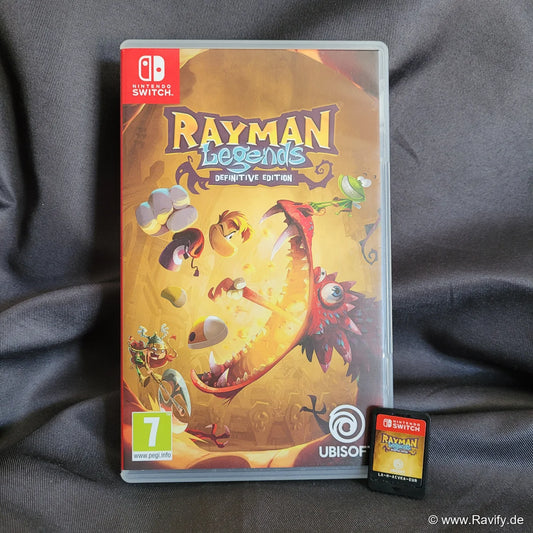 Nintendo Switch Ubisoft Rayman Legends Definitive Edition Spielhülle und Spiel.